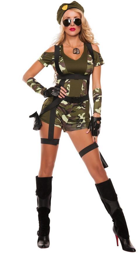 直击美国女特种兵性感军装,穿成这样打仗太性感,还能好好打仗吗