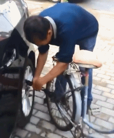 【5】咱自行车金贵,这样就不怕偷了