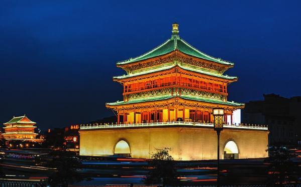 一等奖:西安钟鼓楼景观照明设施升级改造工程(陕西大地重光景观照明