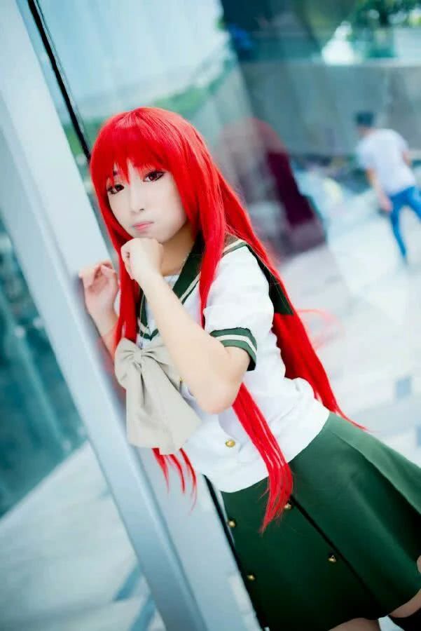 《灼眼的夏娜》cosplay,红发学生装-正片-北京时间