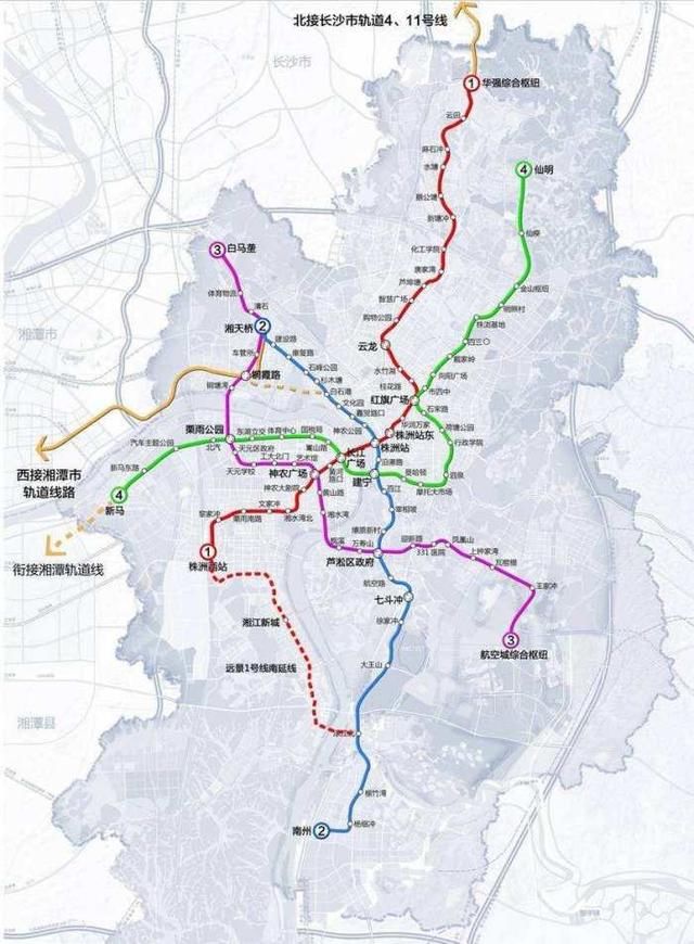 常德已入选国家50个新建地铁城市,具体方案等待官方确定! 2.