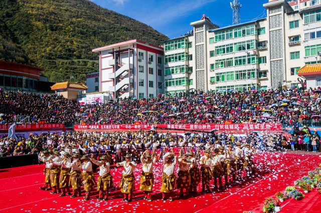 9月6日,2017阿坝州马尔康第六届嘉绒锅庄文化旅游节新闻发布会在成都