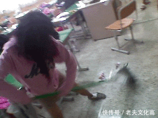 搞笑gif: 活得还不如一匹马, 我都没享受过这样的待遇