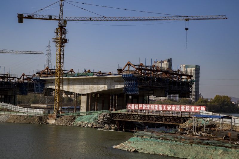 吉林市在建白山大桥,今年恐怕建不成了,最快也要等