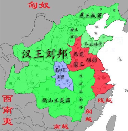 拉拢其他诸侯王,扩大实力 汉三年(公元前204年),韩信,张耳击败陈馀后