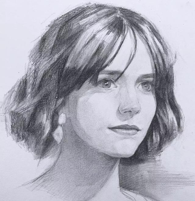 素描美人绘画 i 教程