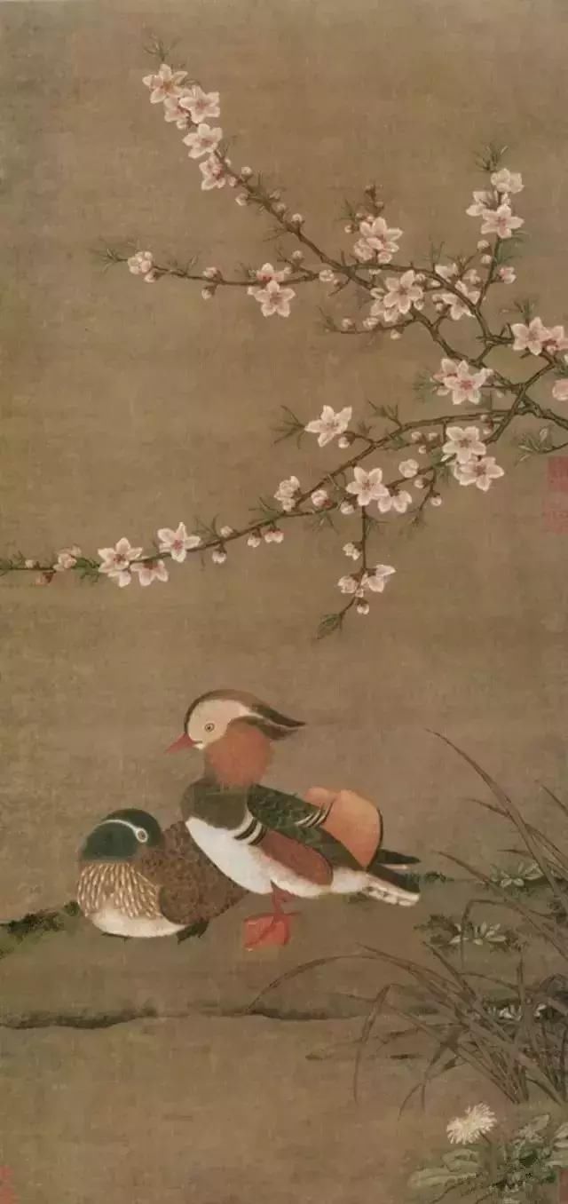 名画里的桃花:桃之夭夭,灼灼其华