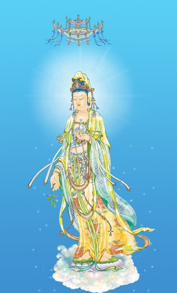 第七大愿,誓灭三途愿:观音菩萨救苦声,愿度三途除诸障.