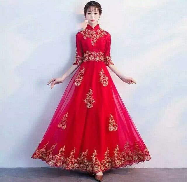 中国传统婚纱_传统婚纱