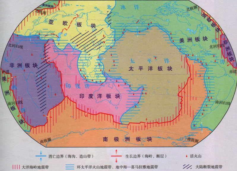 我们都知道原来的地球是一大块,叫做原始古大陆,是什么原因将原来的古