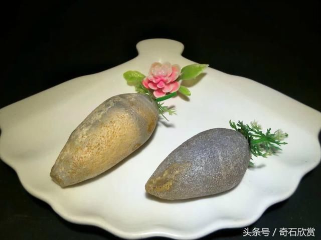 "萝卜"奇石,祝愿大家有好彩头!