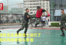 无特效！看完这段格斗绝让你对我武警战士刮目相看