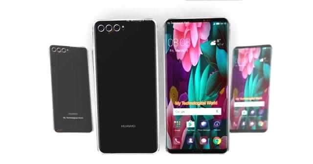 后置三颗摄像头保留实体按键,华为P20概念美