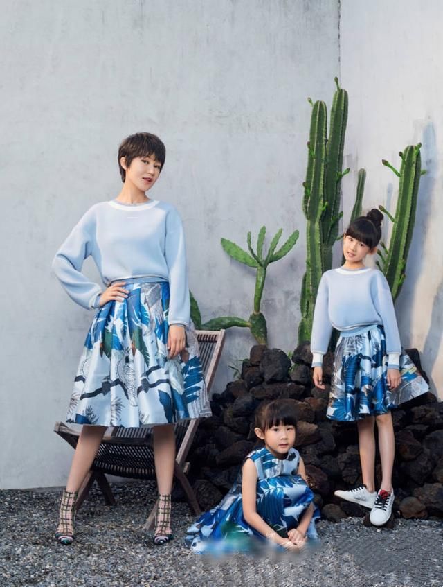 陆毅晒鲍蕾母女三人超美写真并想加入,网友帮