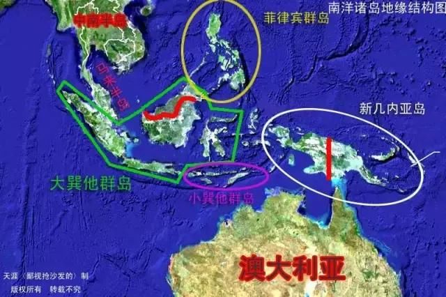 南洋群岛南洋诸岛的殖民地图