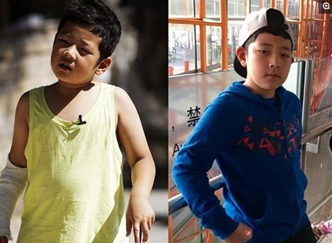 爸爸去哪儿第一季5个萌娃近照，kim如今长得面目全飞