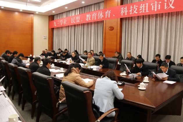 政协委员分组讨论 一府两院工作报告、计划和