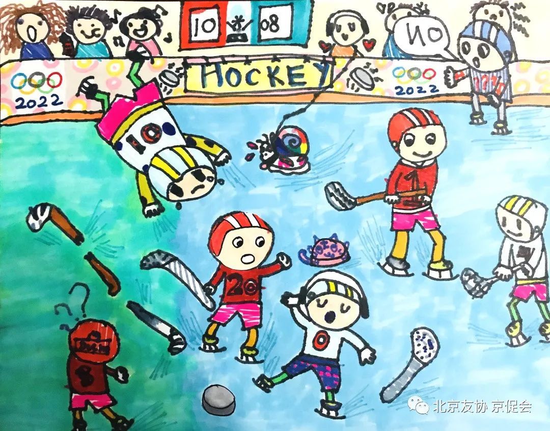 东奥运动员绘画图片