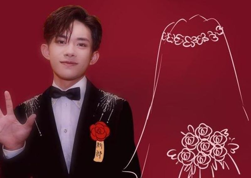 易烊千玺新造型秒变结婚照,粉丝脑洞大开,纷