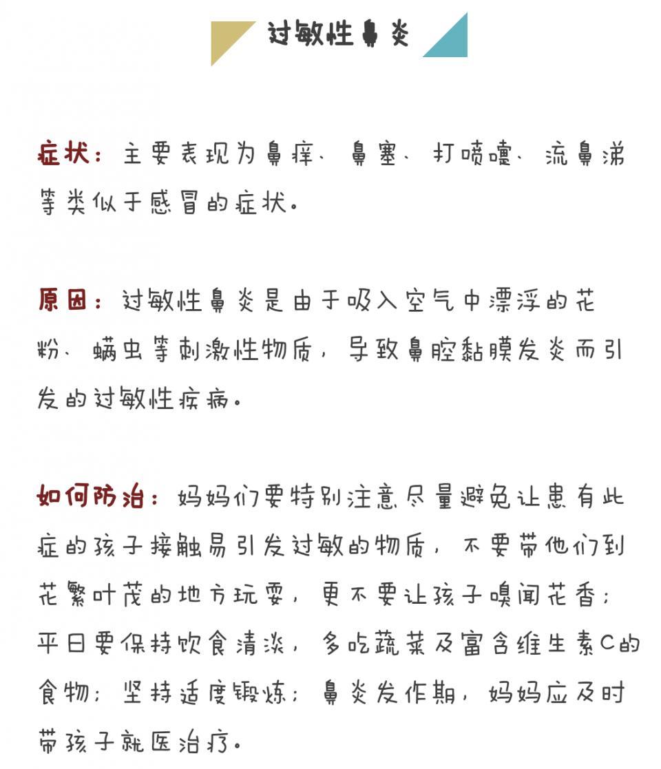 春季常见过敏性疾病