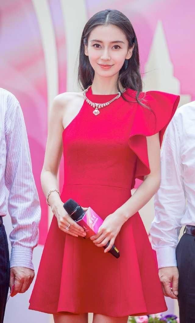 赵丽颖、杨颖、范冰冰等明星红色礼服对比!网