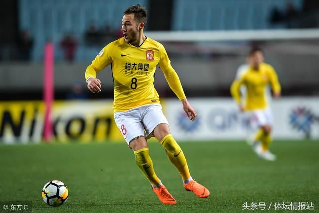 广州恒大亚冠第4轮首发:4外援首发!郑智领衔本