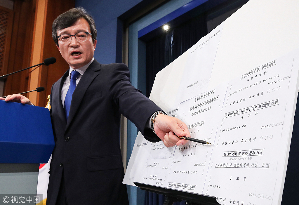韩军秘密文件曝光 韩国去年差点又滑向政变的