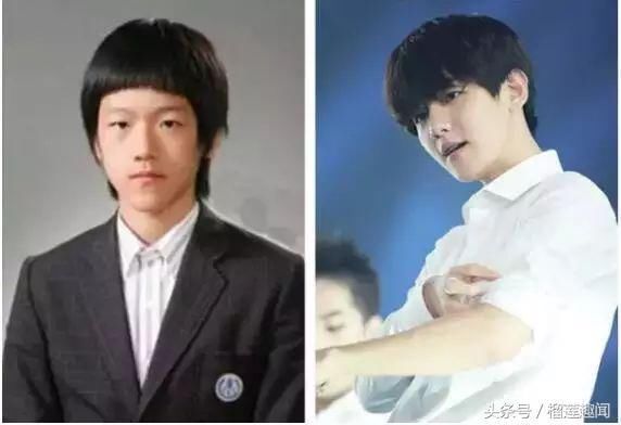 明星出道前后相貌大对比,鹿晗像农村娃吴亦凡
