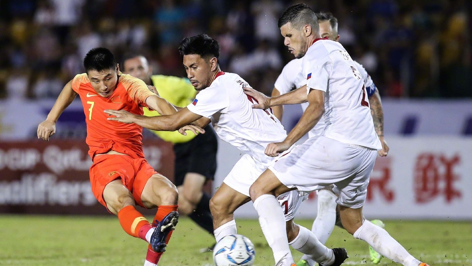 世界杯亚洲区预选赛 国足0比0战平菲律宾