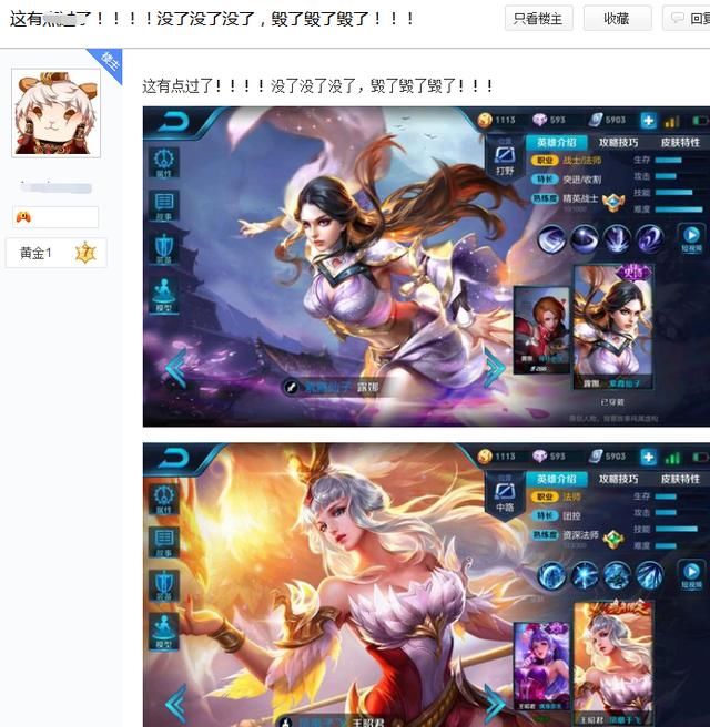 王者荣耀 贴吧大佬晒皮肤,你看这个号值多少钱