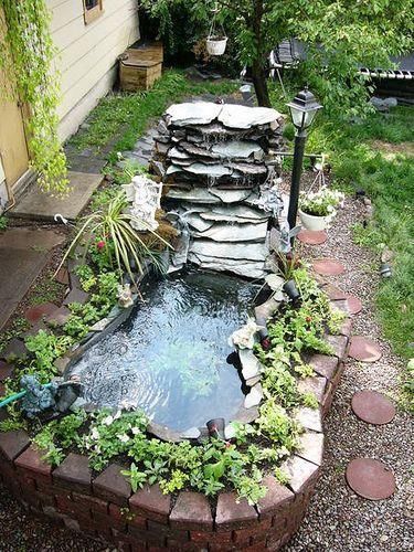 水为财,在庭院里建个小水池,养鱼种花