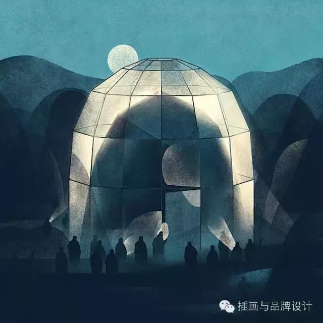 插画丨无创意不成活,没内涵没功力还真玩不来他的黑色幽默