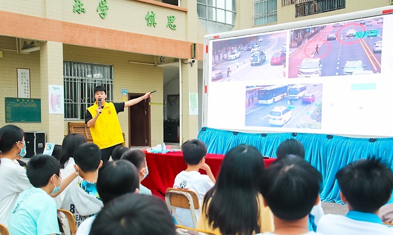 广东惠东：2022年交通安全宣传进校园主题