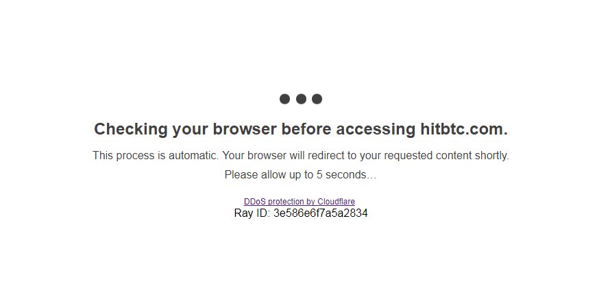 HitBTC官方推特发布消息称官网遭受DDoS攻击