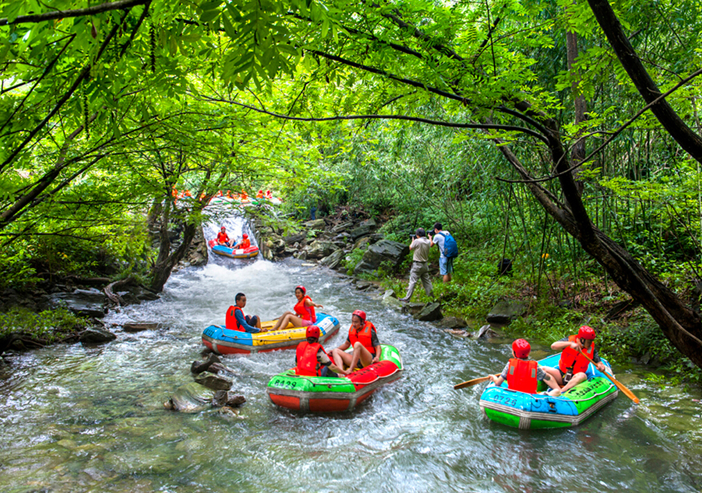 九宫山银河谷漂流6.24开漂,今年更增新玩法