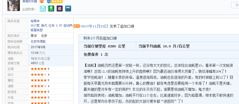 国产SUV之王?H6被车主骂成渣 浑身都是毛病
