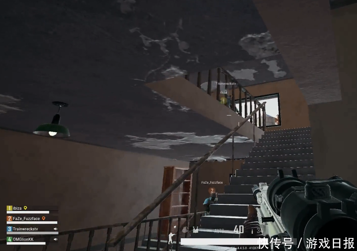 绝地求生OMG小狮子与Faze李逵队员开黑,地表