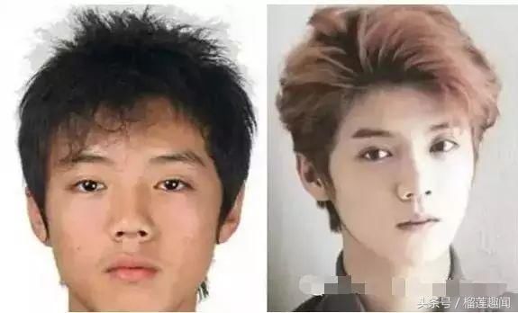 明星出道前后相貌大对比,鹿晗像农村娃吴亦凡