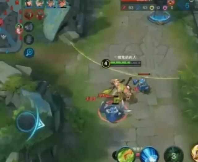 王者荣耀:国服第一程咬金!四级开始断兵线,断到