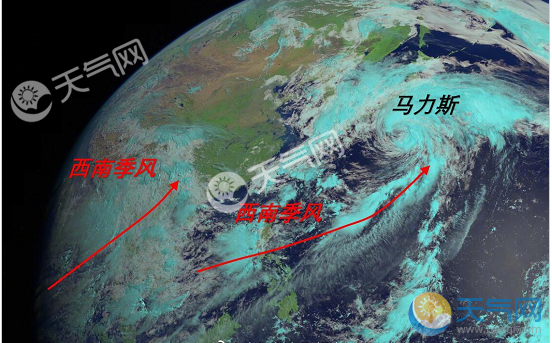 2018年5号台风路径图 马力斯北上华南暴雨重