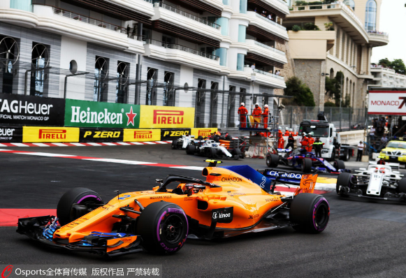 F1:里卡多摩纳哥站夺冠 阿隆索赛季首次退赛