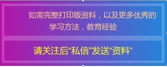 中考政治满分:死记硬背住这份资料,政治满分不