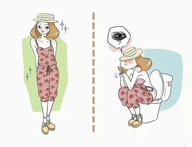 穿连体裤女生怎么上厕所?一张图告诉你
