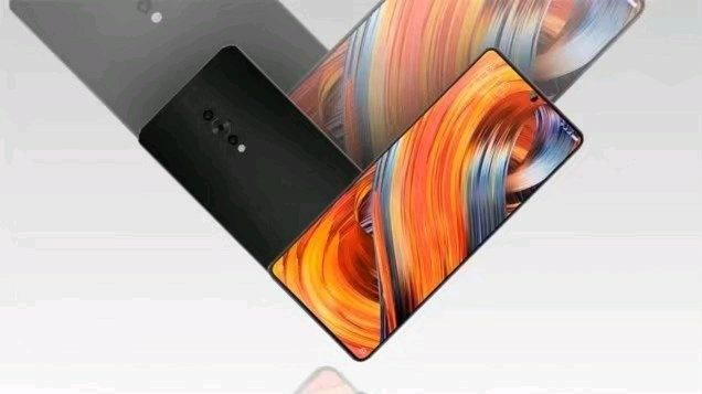 100%屏占比后置三颗摄像头 小米MIX3概念图