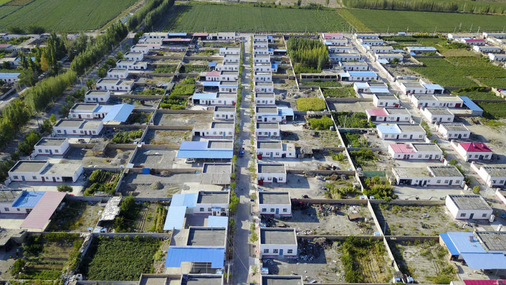 新疆精河县地震后 农场"富民安居房"无一倒塌