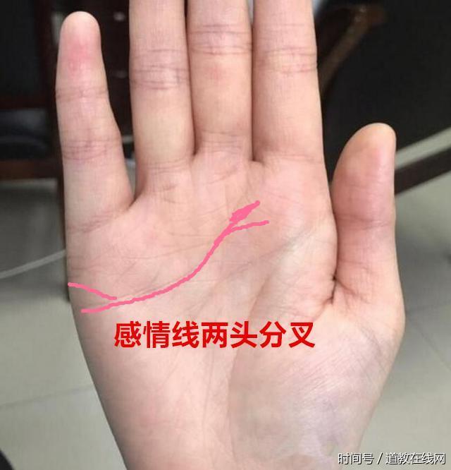 感情线两头分叉的手相,分叉即分离,雪上加霜,难逃二婚命运 感情线两头分叉的手相,分叉即分离,雪上加霜,难逃二婚命运