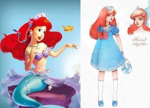 迪士尼公主换上漂亮短裙,仙蒂公主超可爱,爱洛