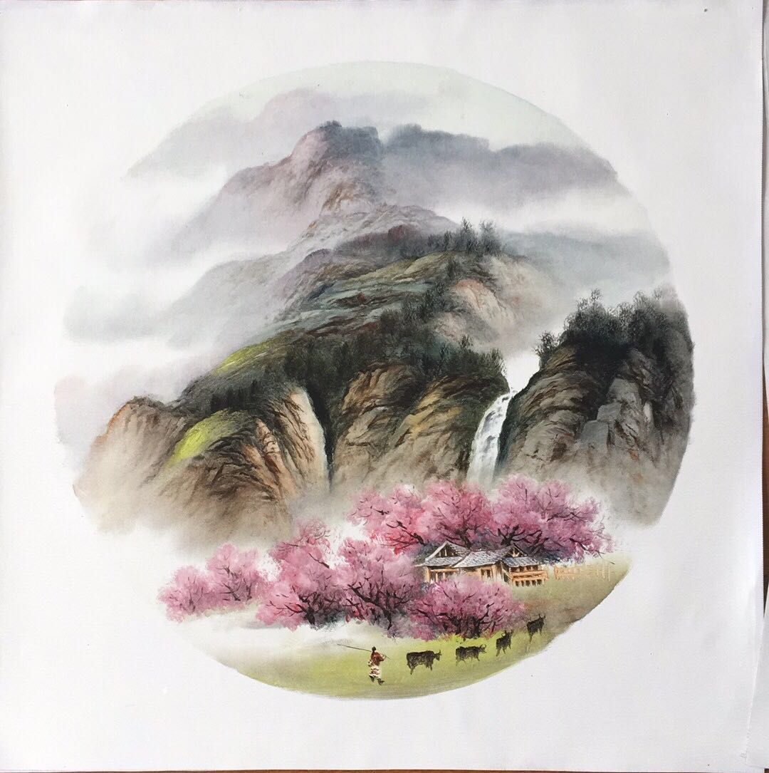 中西绘画完美结合:油画的笔,国画的味