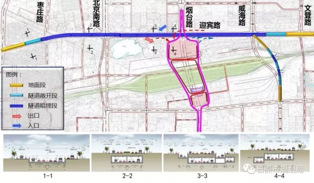 直通高铁站，海曲路地下通道建成这样！