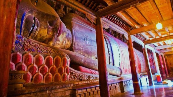 走进丝路明珠金张掖 探访亚洲最大室内卧佛 走进丝路明珠金张掖 探访亚洲最大室内卧佛